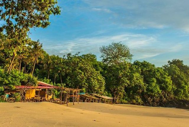 White sand beach