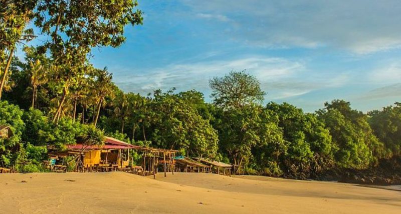 White sand beach