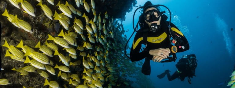 Scuba diver in Bali