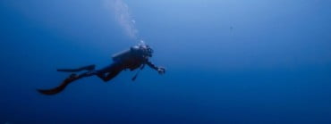 Diver in Bali