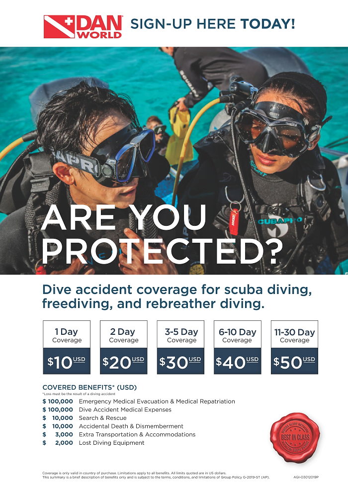 DAN Diving insurance